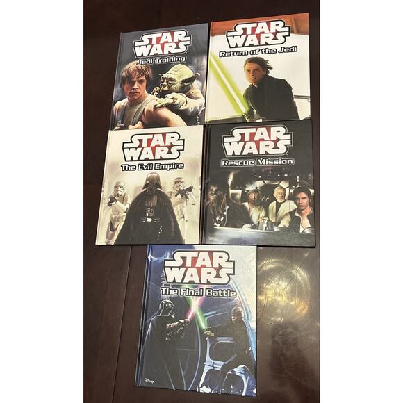 Star Wars Kids Books — Lot of Five - Great Condition - Picture 1 of 7